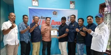 Konferkot PWI Dumai Oktober 2026, Bambang Prayetno Ambil Formulir Pendaftaran