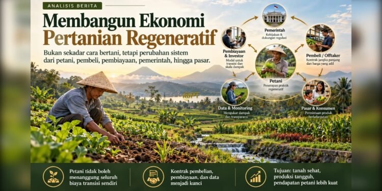 Membangun Ekonomi Pertanian Regeneratif: Ketika Petani Tidak Lagi Dibiarkan Menanggung Risiko Sendiri