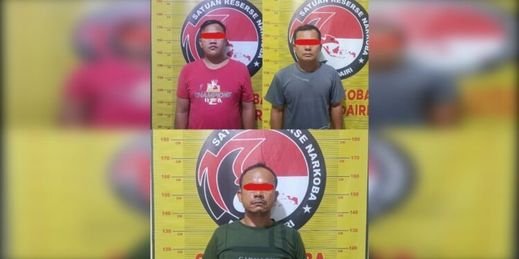 Operasi Sarang Narkoba di Sidikalang, Tiga Pria Diamankan Polisi