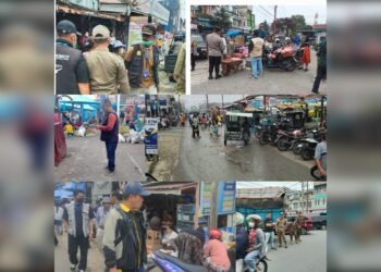 Penertiban Pasar Induk Sidikalang Berlanjut, PD Pasar dan Tim Gabungan Konsisten Jaga Ketertiban