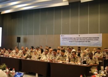 Perkuat Kepastian Hukum Aset Negara, Kepala Kantor Pertanahan Dairi Ikuti FGD Sertifikasi HGB Bersama PLN
