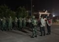 Yonif TP 908/Pertaki Bersama TNI-Polri Gelar Patroli Malam, Jaga Kamtibmas di Kabupaten Dairi